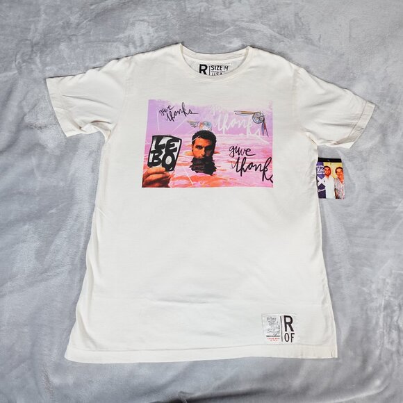 Roots Of Fight David Le Batard Art T Shirt Mens Medium Made In USA White NEW - Picture 1 of 8